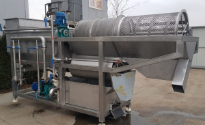 Флотационная машина, для мойки, сортировки гороха, фасоли