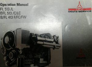 Двигатель горохоуборочного комбайна Deutz-FL 513