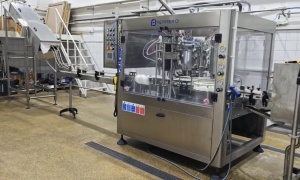 Униблок розлива пива в банки. Производство фирмы Ferrero ISO/L (2019) Srl Италия