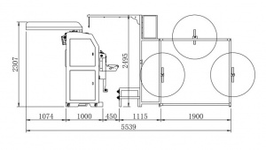 Высокоскоростная компьютеризированная многоигольная стегальная машина с цепным стежком