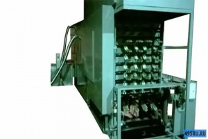 Линия нанесения латекса на рабочие перчатки