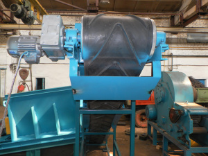 Двухвальный шнековый шредер чертежи