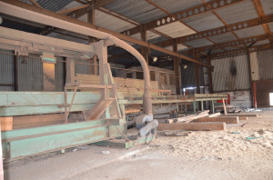 Немецкий Фрезерно-брусующий с механизацией