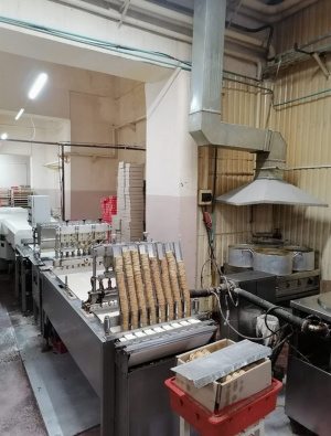 Линия для производства сахарного печенья, печенья сэндвич (автоматизированная)