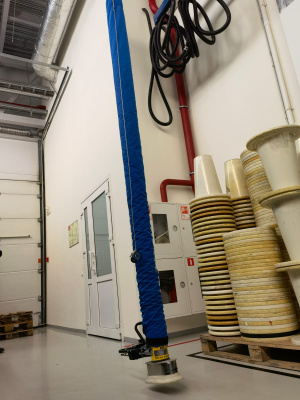 Вакуумный подъёмник VacuEasylift TAWI AB с потолочной крановой системой Lyftman LR