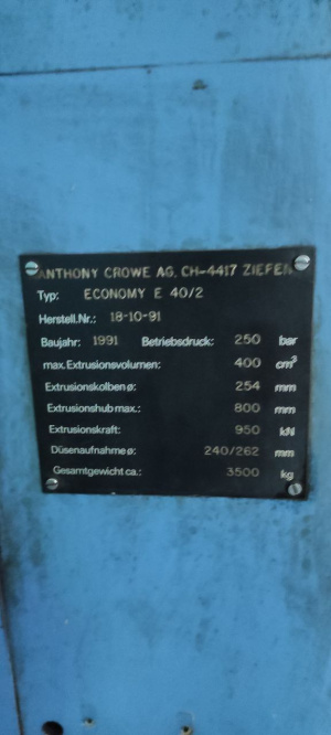 Предформователь Crowe Economy E 40/25