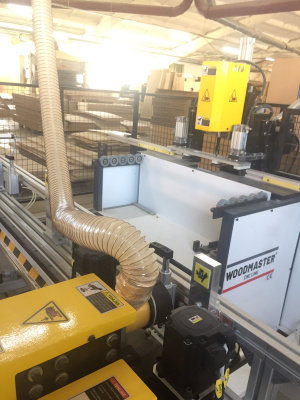 Станок с ЧПУ «WOODMASTER» для высверливания отверстий для дверных петель, замков и ручек