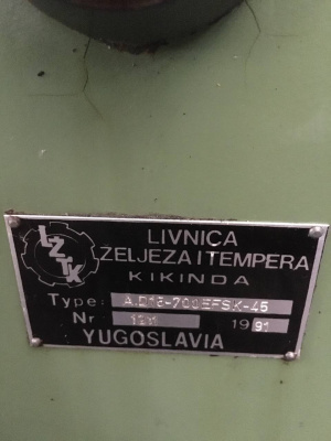 Круглошлифовальный станок: kikinda ad15-700efsk45 | 1211