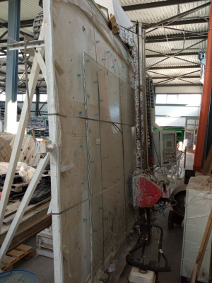 Пила для резки противопожарного стекла и триплекса, камня и мрамора