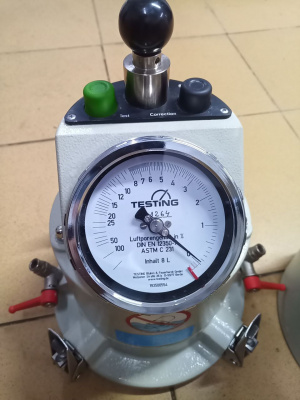 Поромер - измеритель воздухововлечения 2.0334 TESTING, 8 литров