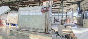 Пила для резки противопожарного стекла и триплекса, камня и мрамора