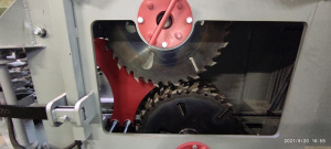 Станок брусующий многопильный двухвальный СБ-470-2В бревнопильный брусовал