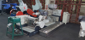 Двухкаскадный гранулятор для твердого сырья средней производительности