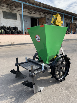 Картофелесажалка однорядная бункер 90кг