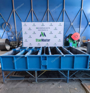 Форма для изготовления фундаментных блоков ФБС на 7 изделий