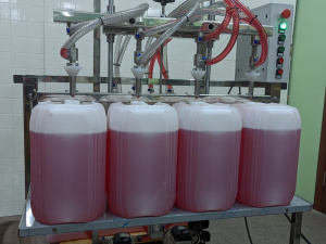 Аппарат розлива от 5 до 20 л для автохимии, бытовой химии