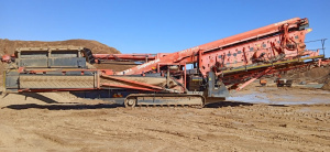 Terex finlay 694+ supertrack трехдековый мобильный грохот