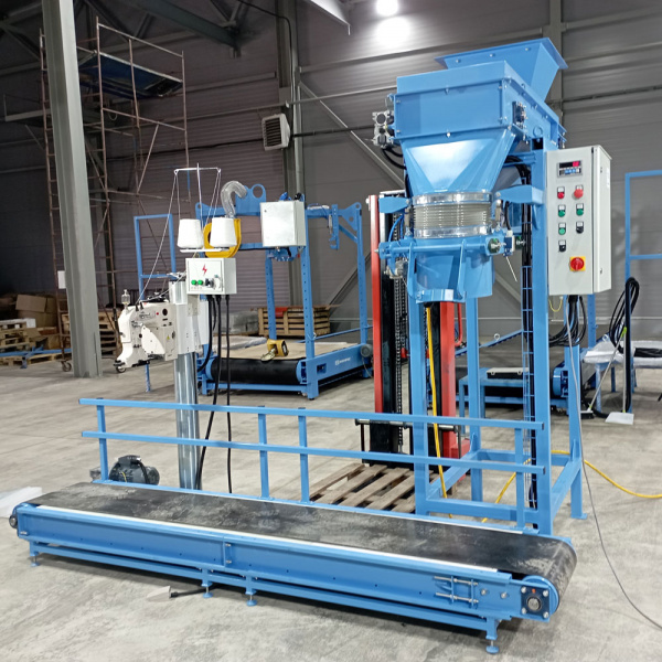 Станция фасовки в открытые мешки ФОМ К