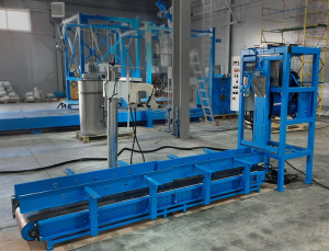 Станция фасовки в открытые мешки ФОМ Ш