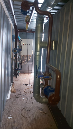 Модульная дровяная котельная мощностью 0,25 МВт