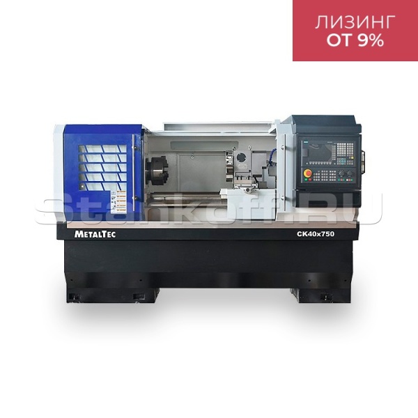 Токарный станок c ЧПУ с прямой станиной MetalTec CK 40x750 ПРОМ