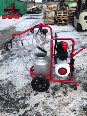 Доильный аппарат для коз 2 пульсатора 1 бидон 20л Tурция