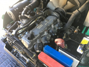 Вилочный погрузчик Mitsubishi KFGE15T-KF34 с боковым смещением