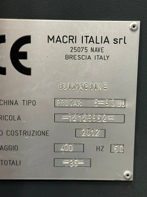 Трубогибочный станок Macri - Provar 5 - 90 UD