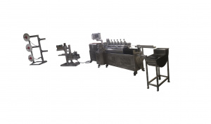 Станок для производства бумажных труб (картонных втулок) малого диаметра (5-12 мм) MC-510 из нержавеющей стали с 6 ножами