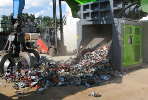 Двухвальные шредеры для металлолома