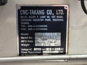 Трубонарезный токарный станок TAKANG - TNC 890A