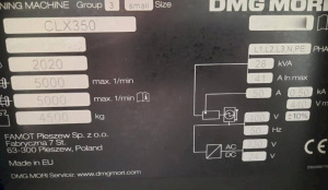 Токарный станок с ЧПУ DMG MORI CLX 350