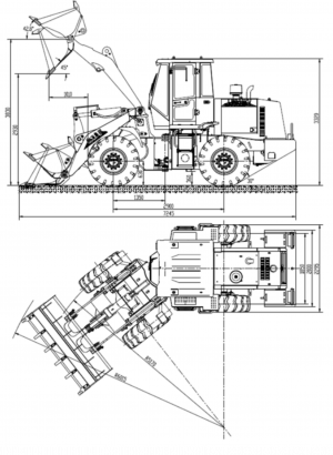 Фронтальный погрузчик XCMG LW300КN