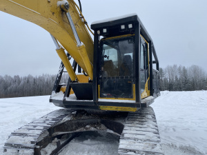 Гусеничный харвестер Камацу с харвестерным агрегатом Понссе H7D 2018 года