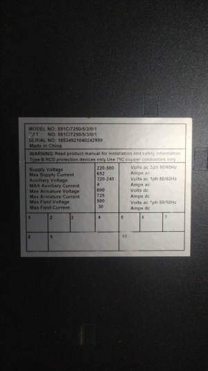 Частотный преобразователь\Инвертор\Частотник 591C/7250/5/3/0/1