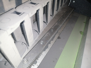 Рама ЧПУ + направляющие Hiwin + зубчатые рейки + вакуумный стол 5,5 кВт + ПЧ 7.5 кВт