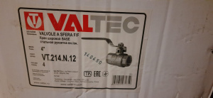 Кран шаровой Valtec Base 4'' 100мм