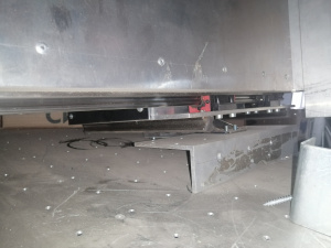 Рама ЧПУ + направляющие Hiwin + зубчатые рейки + вакуумный стол 5,5 кВт + ПЧ 7.5 кВт