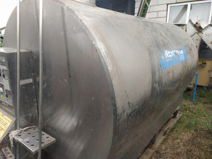 Ёмкость с молокоохладителя