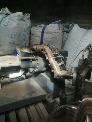 двухкаскадный пласткомпактор с водокольцевой резкой. ПП,ПЭ.250-300 кг/ч