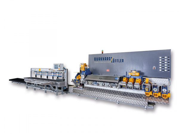 Технологическая линия для полировки и фрезерования лицевых поверхностей и фасок Burkhardt Loffler KSA579-100MG