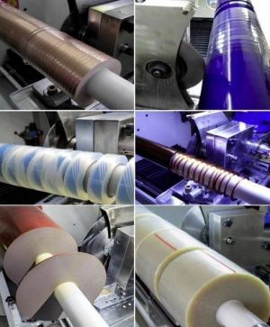 Одноосный станок для резки рулонов скотча HY-701CD