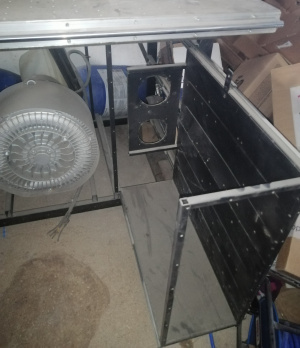 Рама ЧПУ + направляющие Hiwin + зубчатые рейки + вакуумный стол 5,5 кВт + ПЧ 7.5 кВт