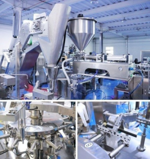 Станок для фасовки и упаковки пакетиков "саше" в дой-пак ZC-R250