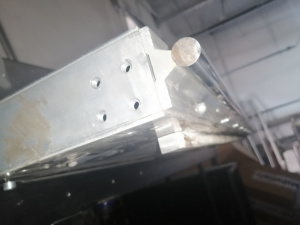 Рама ЧПУ + направляющие Hiwin + зубчатые рейки + вакуумный стол 5,5 кВт + ПЧ 7.5 кВт