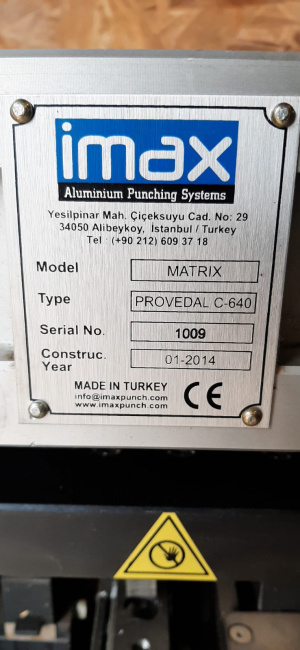 Пневматический пресс матрица Provedal С640 (2014г)