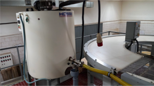 Линия обливки тиражным сиропом с 9 ярусным выдерживателем