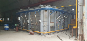 Производство стальной арматуры а500 диаметром 12 мм (арматурного проката), Линия прокатного стана, Прокатный стан