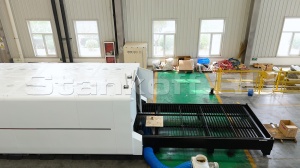 Высокомощный оптоволоконный лазерный станок в защитной кабине XTC-2060G/20000 Raycus