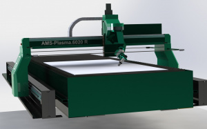 Станок плазменной резки "AMS-Plasma.6020.R", плазма+газ, криволинейная фаска
